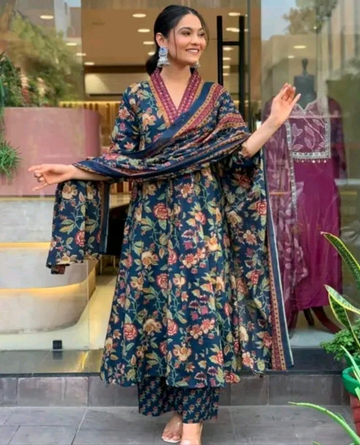 Kurti With Dupatta & Bottomwear