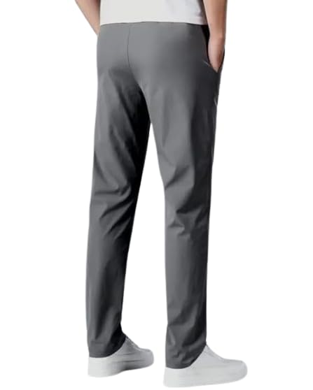 Men Solid Black, Grey Track Pants ( Pack of 2 )