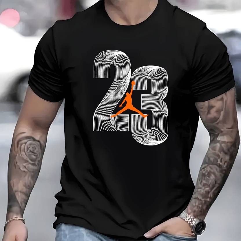 Men Printed Round Neck Pure Cotton Black T-Shirt ( Pack Of 2 )