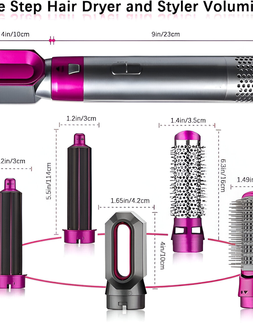 5in1 Hair Styler Dyson Airwrap Dupe