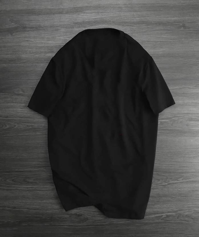 Men Printed Round Neck Pure Cotton Black T-Shirt ( Pack Of 2 )
